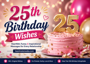 25th Birthday Wishes: 150 Heartfelt, Funny & Inspirational Messages