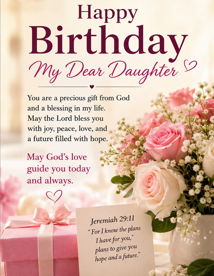 Christian Birthday Wishes for Daughter: 120+ Heartfelt Blessings, Messages & Prayers