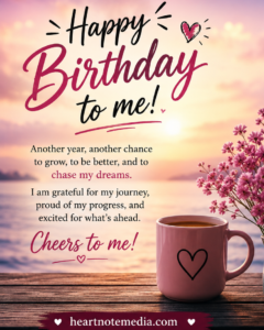 Birthday Wishes for Myself: 250+ Beautiful Lines