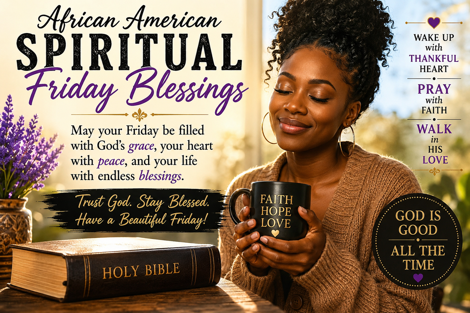 African American Spiritual Friday Blessings: 100 Inspiring Quotes