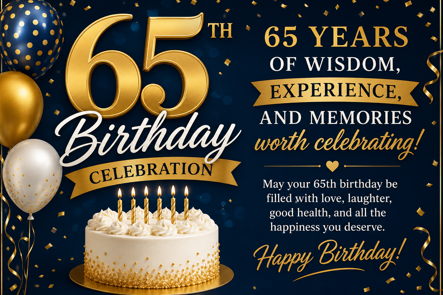 65th Birthday Quotes: 150 Heartfelt, Funny & Inspirational Sayings