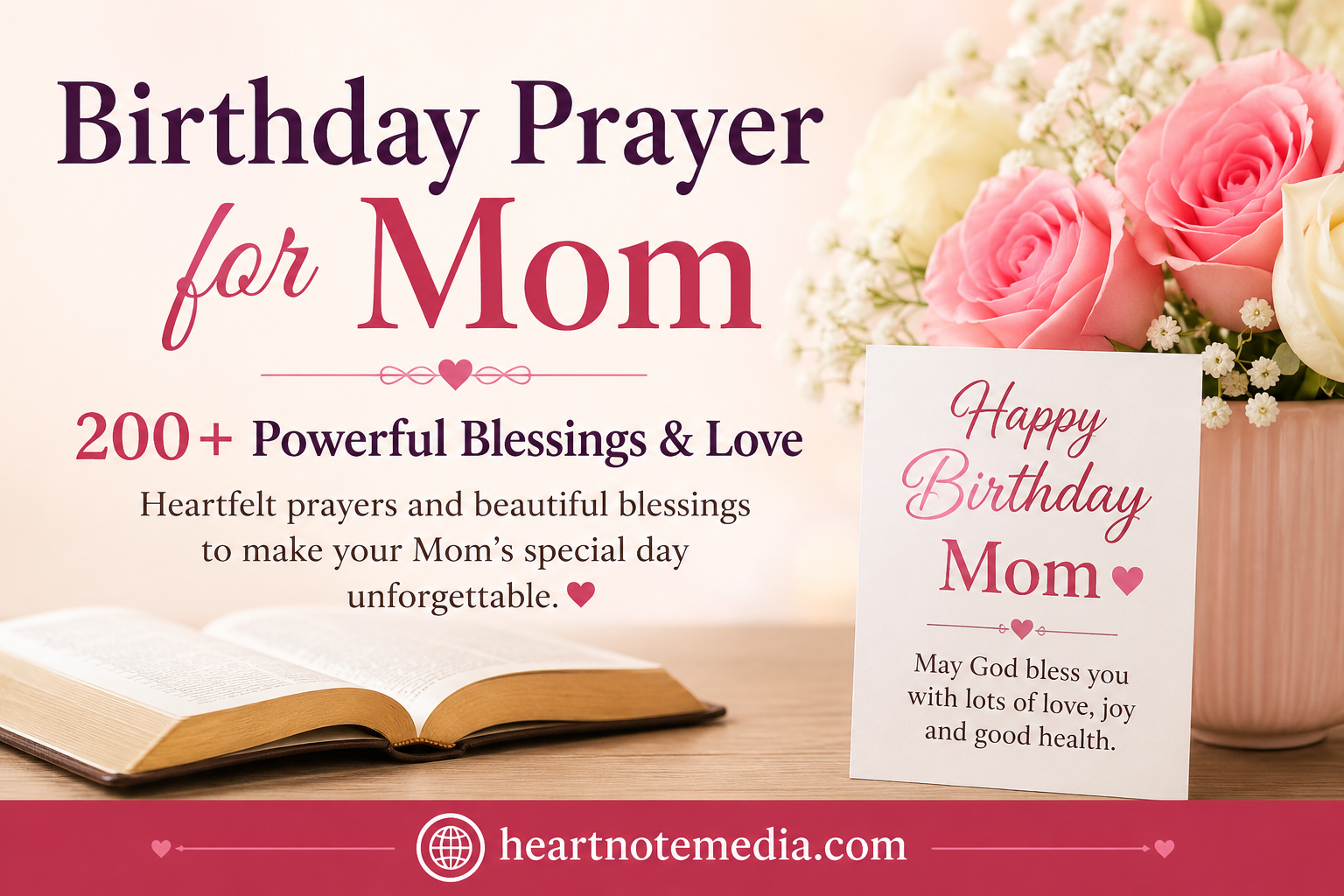 Birthday Prayer for Mom – 200+ Powerful Blessings & Love
