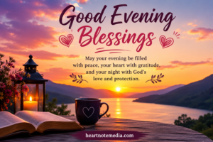 Good Evening Blessings to End Your Day with Peace & Joy