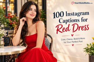100 Instagram Captions for Red Dress