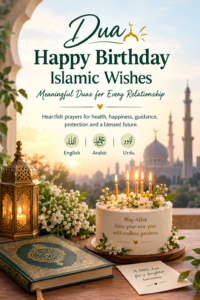 Dua Happy Birthday Islamic Wishes