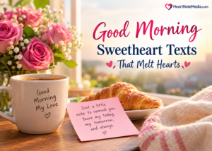 Good Morning Sweetheart Messages That Melt Hearts